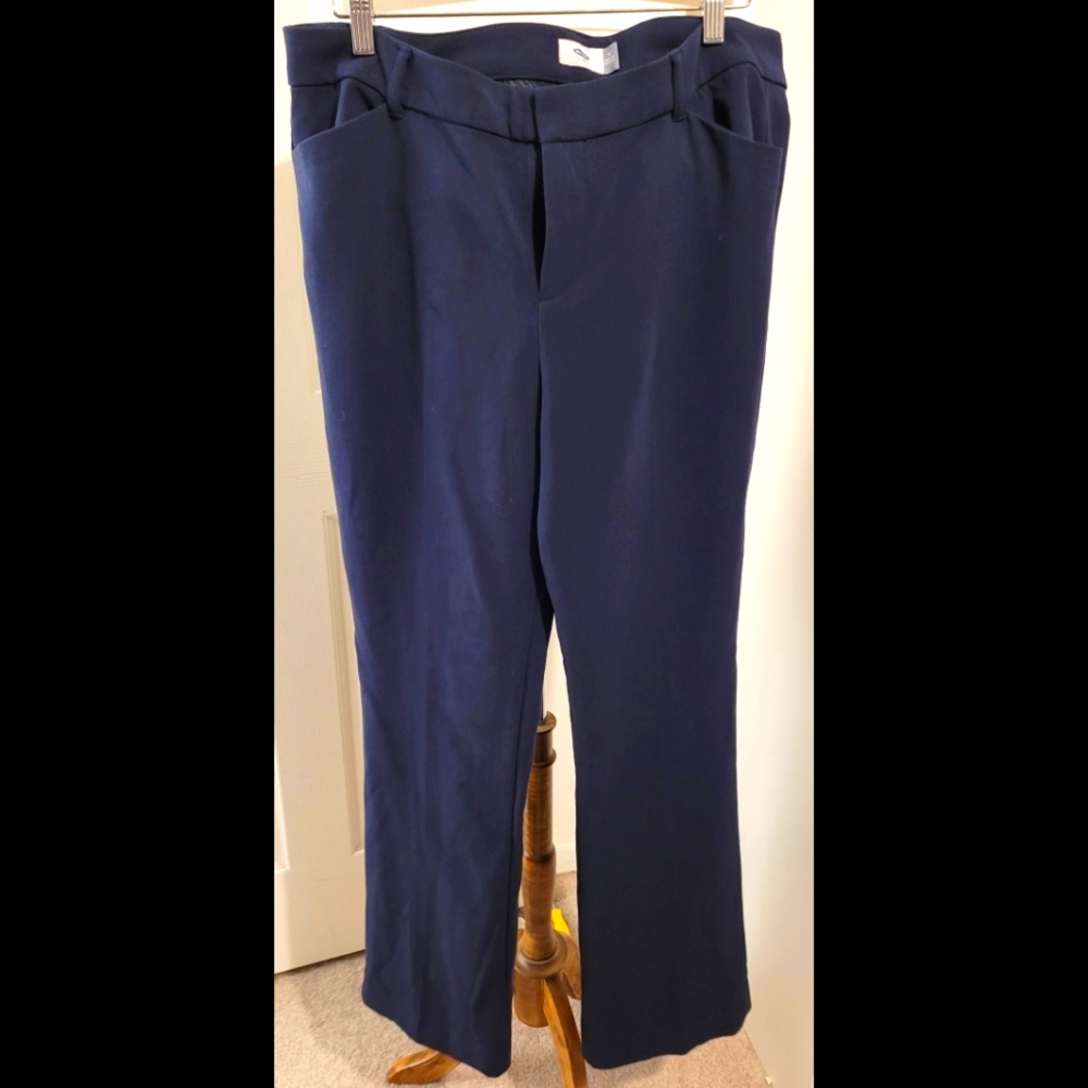 Old Navy Trousers, Size 16, Navy
